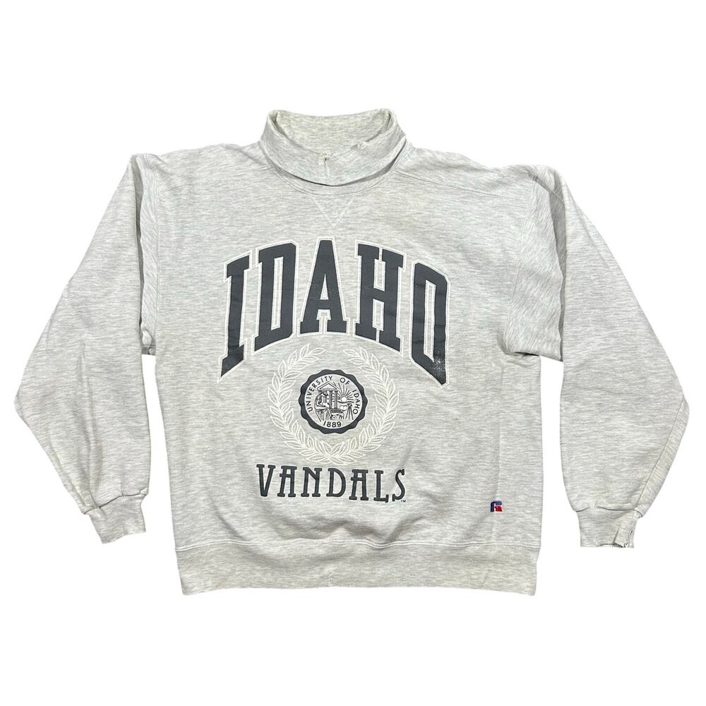 Vintage 90s University Of Idaho Vandals Sweatshirt Men’s Large Russell Athletic